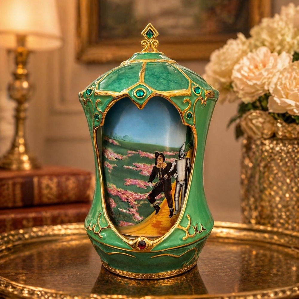 Ardleigh Elliott Wizard of Oz Music Box Off to See the Wizard A2800 Porcelain